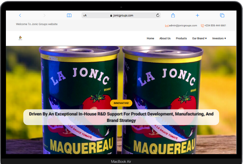 Home Page [jonicgroups.com]